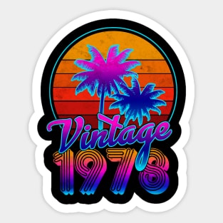 Vintage Classic 1978 Sticker